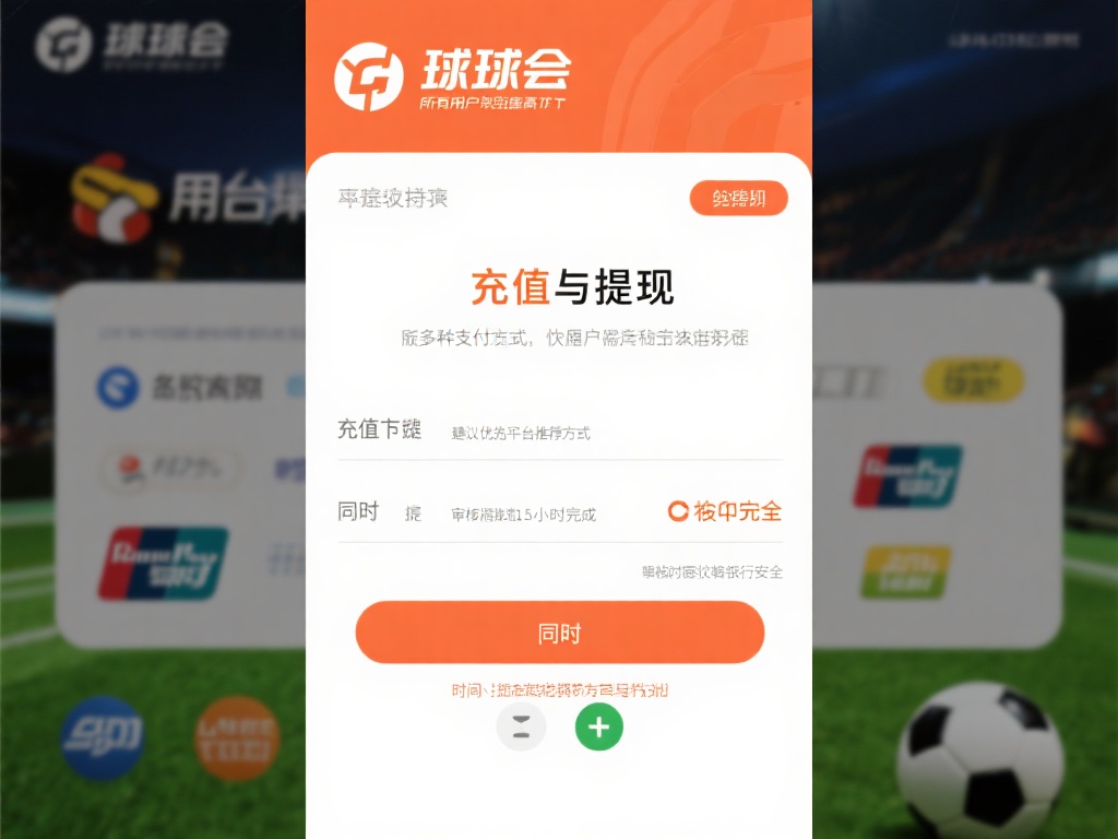 充值与提现是所有用户关注度最高的环节。球友会支持多
